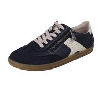 Ladies Rieker T-Shaped Soft Suede Detail Flat Trainers L9700
