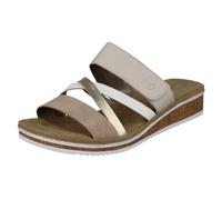 Ladies Rieker Wedge Heeled Strappy Mule Sandals 'V3652'