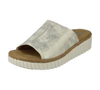 Rieker Ladies Riekers Extra Wide Sliders Sandals 69288 - Beige - UK 6
