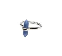 Ladies Rings, 1Pcs Natural Crystal Ring For Women Thumb Band Adjustable Hexagonal Prism Gemstone Ring Band Handmade Spiritual 7 Chakra Jewelry Gifts For Women Men