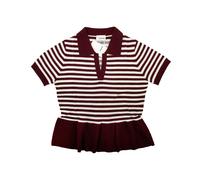 Ladies Rodier Knitted Striped Loose Blouse M