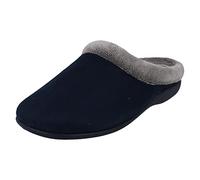 Ladies Rosebank Casual Slippers Diane - Navy Textile - UK Size 8 - EU Size 41 - US Size 10