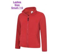 Ladies S UC608 Fleece Jacket Zip Microfleece Coat Zipped Pockets Warm Classic