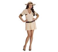 Ladies Safari Girl Costume Large UK 14-16 for Tropical Africa Indiana Fancy Dress