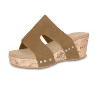 Ladies Sandals Here It Slip-in 2.5 Inch Faux Wrapped Sandal