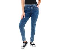 LADIES SCULPT JEGGINGS ACID BLUE 14