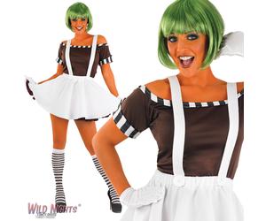 Ladies Sexy Factory Worker Costume With Wig