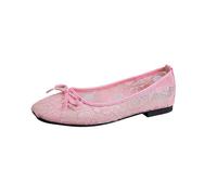Ladies Shoes Casual Walking Shoes Comfortable Slip On Loafers with Arch Support Lightweight Breathable Flat Sneakers for Everyday Wear Pink
