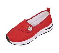 Ladies Shoes Cool-Sherbet Skies Loafer Flat Red
