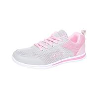 Ladies Shoes Wide Fitting Womens Trainers Wide Fit Wedge Trainers Breathable Mesh Orthopedic Sneakers Casual Low Top Cushion Running Shoes Soft Arch Support Lighten+Deals+of+The+Day Pink 6