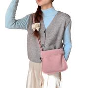 Ladies Shopper Purse Plush Bag Fashionable & Practical Bag Square Shoulder Suitable For Various Occasions Vintage Plush Shoulder