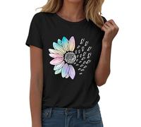 Ladies Short Sleeve Blouses My Orders, Plus Size Crew Neck White Short Sleeve Blouses Comfortable Solid Color Lightweight Y2k Clothes Mum Gift Sales