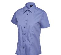 Ladies Short Sleeve Shirt Smart Office Size UK 8 to 24 Easy Care Button Blouse