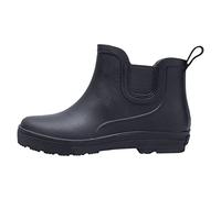 Ladies Short Wellies Waterproof Boots for Women UK Rain Wellies for Women Rain Boots Non Slip Detachable with Cotton Inside Outdoor Rubber Water Shoes Top Selling Womens (Black,5.5)