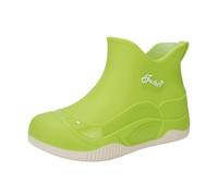 Ladies Short Wellies Waterproof Womens Boots Garden Shoes Women Fall Boots for Women Wide Width Rain Water Shoes Top Rubber Casual and Fashionable All Outdoor Work Fishing Car Washing Kitchen Non Slip