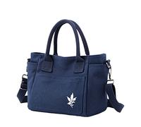 Ladies Shoulder Bag Large Capacity Canvas Bag Casual Handbag Bag Work Class Handbag Laptop Tote for Women (Blue, One Size)