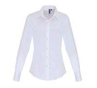 Ladies Signature Long Sleeve Oxford Shirt Premier Sizes: 8 - 24