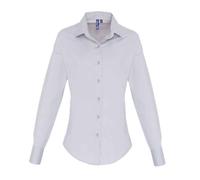 Ladies Signature Long Sleeve Oxford Shirt Premier Sizes: 8 - 24