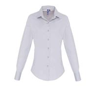 Ladies Signature Long Sleeve Oxford Shirt Premier Sizes: 8 - 24