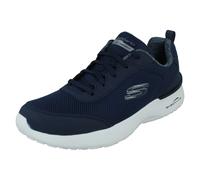 Skechers Trainers Skech-Air Dynamight Fast Brake Lace-Up Memory Foam Navy Mesh/White Trim UK 4