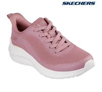 SKECHERS Womens Skechers Bobs Sport Squad Waves Still Trainers Rose/White 7