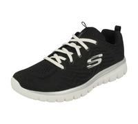 Ladies Skechers Casual Lace Up Everyday Textile Trainers Get Connected
