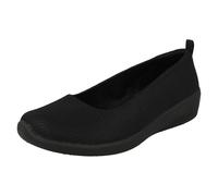 Ladies Skechers Memory Foam Wedge Heeled Ballet Shoes Arya Dear Dear 104248