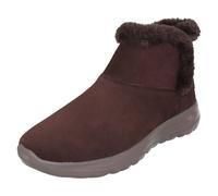 (Brown, UK 5) Ladies Skechers Go Joy Pull On Ankle Boots - Bundle Up 15501