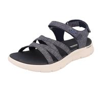 Ladies Skechers Goga Mat Hook and Loop Sandals Sunshine 141450