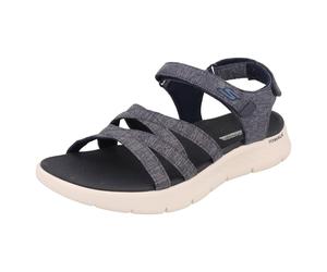 Ladies Skechers Goga Mat Hook and Loop Sandals - Sunshine 141450