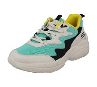 Ladies Skechers Lace Up Memory Foam Casual Trainers Popsicle 33122