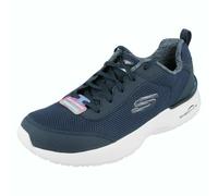 Skechers Women's Skech-air Dynamight Fast Brake Trainers,Navy Mesh / White Trim,5 UK