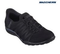 Skechers Women's Breathe-Easy ROLL-with-ME, Black Ripstop/Knit, 5 UK