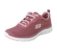 Ladies Skechers Textile Lace Up Casual Sports Trainers - Brilliant View