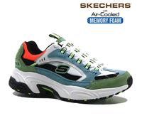 LADIES SKECHERS AIR COOLED MEMORY FOAM LEATHER FITNESS WALKING TRAINERS SHOES