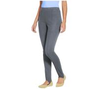 Ladies Ski Pants Womens Pull On Elasticated Stirrup Trousers Soft Stretch Slim Skinny Leg Comfy Fit Winter Bottoms Grey 10