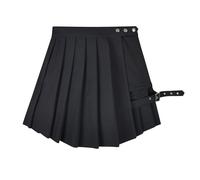 Ladies Skirts Elasticated Waist Summer Solid Mini Skirt High Waist Irregular Pleated Bow Drawstring Skirt Fit Casual Above The Knee A-line Skirt s for Party Club