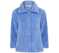 Ladies Slenderella Waffle Bed Jacket BJ4325 Blue Medium