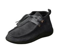 Ladies Slip On Shoes Comfortable Women's Casual Shoes for Everyday Wear Toe and Heel Coverage Lace Up Design for A Perfect with Casual Outfits in Autumn and Winter Grey