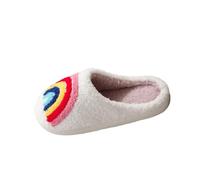 Ladies Slippers Size 5 - Cozy Unisex Slippers For Couples With Heart Pattern Winter Thickened Indoor Shoes Of And Men