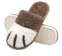 Ladies Slippers Size 6 Men's and Women's Autumn and Winter Warm with Wool Thickened All Wrapped Root Home Outdoor Cotton Shoes Cotton Mop Natural Reflections Slippers for Women