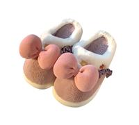 Ladies Slippers Size 6 Men's and Women's Autumn and Winter Warm with Wool Thickened All Wrapped Root Home Outdoor Cotton Shoes Cotton Mop Natural Reflections Slippers for Women