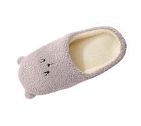 Ladies' Slippers - Soft Bottom Cute Bear Home Wooden Floor Non Slip Mute Slippers Winter Warm Couple Slippers