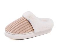 Ladies Slippers Thermal Fleece Lining Women Shoes Thickned Fluffy Home Slipper Classic Solid Color Winter Slipper Cozy Cabin Retreat Slippers Non-Slip Sole Comfy Couple House Shoe