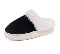 Ladies Slippers Thermal Fleece Lining Women Shoes Thickned Fluffy Home Slipper Classic Solid Color Winter Slipper Cozy Cabin Retreat Slippers Non-Slip Sole Comfy Couple House Shoe