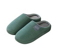 Ladies Slippers With Memory Foam Striped Slipper Warmth And Soft Couple House Shoe Enclosed Toe Classic Footwear Slipper Thick Plush Fleece Lined Shoes For Women Uk Cozy Cabin Retreat Slippers