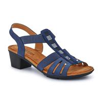 Pavers Ladies' Smart Sandals - Navy Size 2