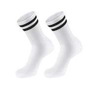 Ladies Socks Funny Athletic Crew Socks With Classic Stripes Design Ideal For Sports School And Casual Wear Comfortable Fit