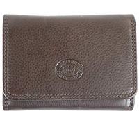 Ladies Soft Nappa Leather Purse with Multiple Credit Card Slots and Pockets ( Brown )