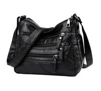 Ladies Soft PU Leather Crossbody Bag for Women | Small Lightweight Shoulder Handbag with Adjustable Strap for Travel | Leather Bag for Work & Daily Use | Stylish Women Handbag with Secure Zip Closure